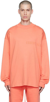 Cotton Long Sleeve T-Shirt TEE-CORAL