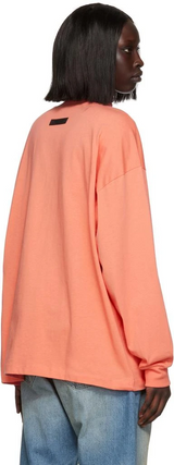 Cotton Long Sleeve T-Shirt TEE-CORAL