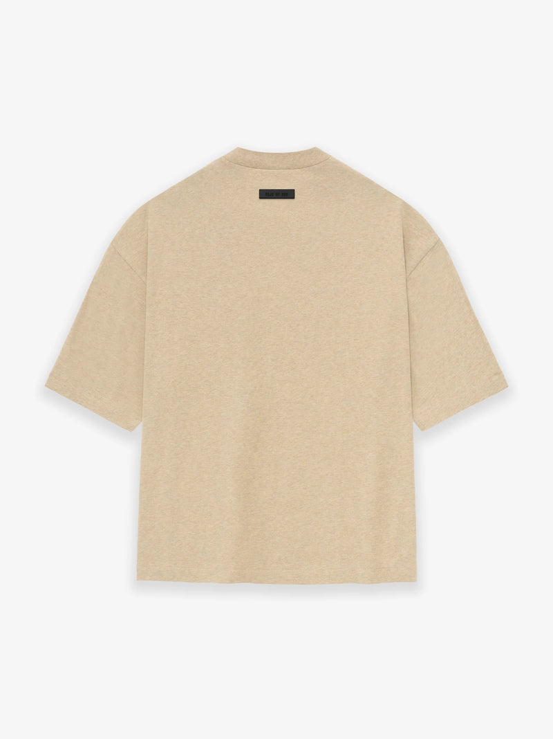 ESSENTIALS TEE GOLD HEATHER