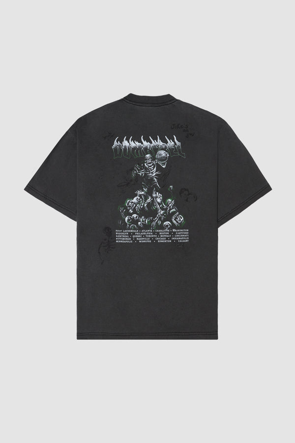 BASKET T-SHIRT - FADED BLACK