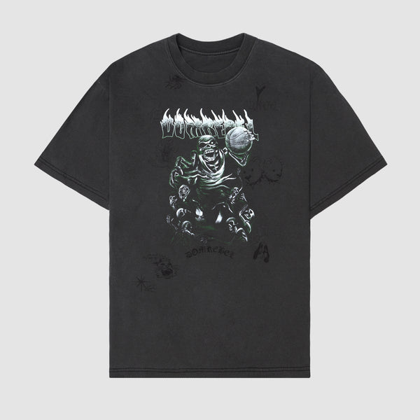 BASKET T-SHIRT FADED BLACK – TrashTLV