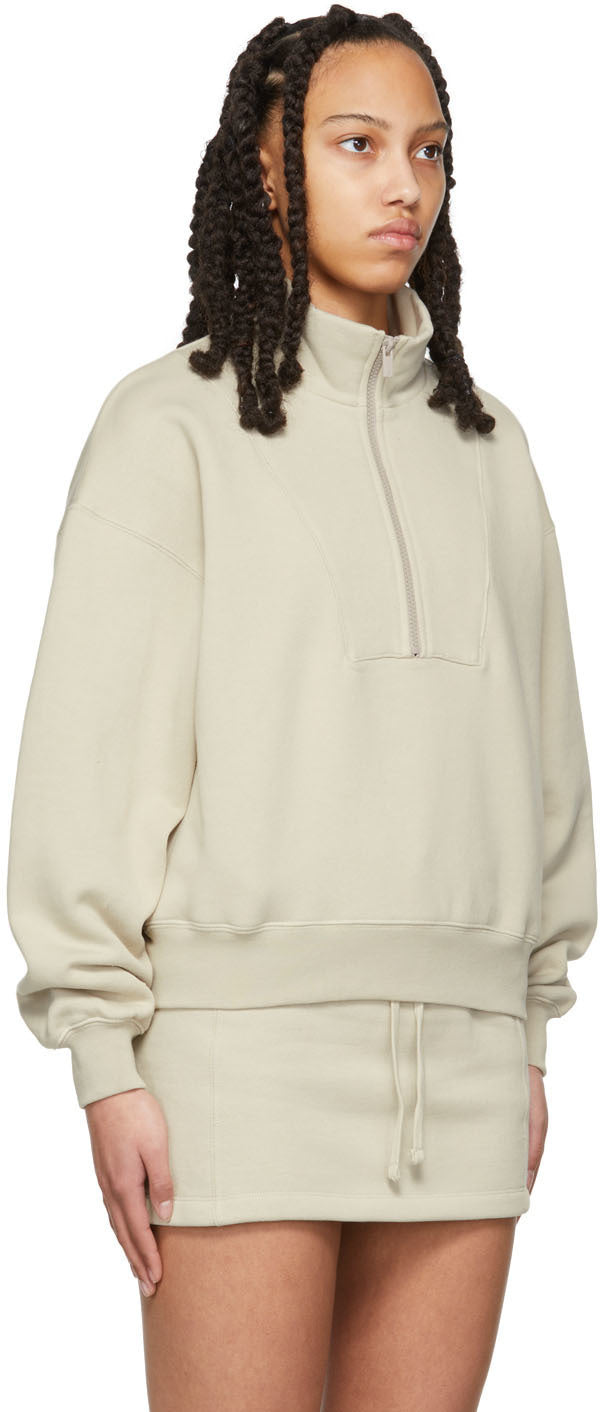 WOMENS 1/2 ZIP PULLOVER -  SEA FOAM