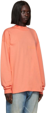 Cotton Long Sleeve T-Shirt TEE-CORAL