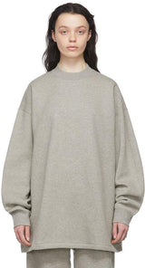 RELAXED CREWNECK Sweatshirt DARK OATMEAL