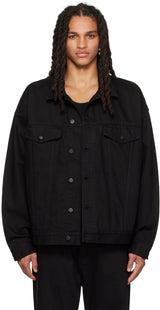 DENIM JACKET BLACK CORE