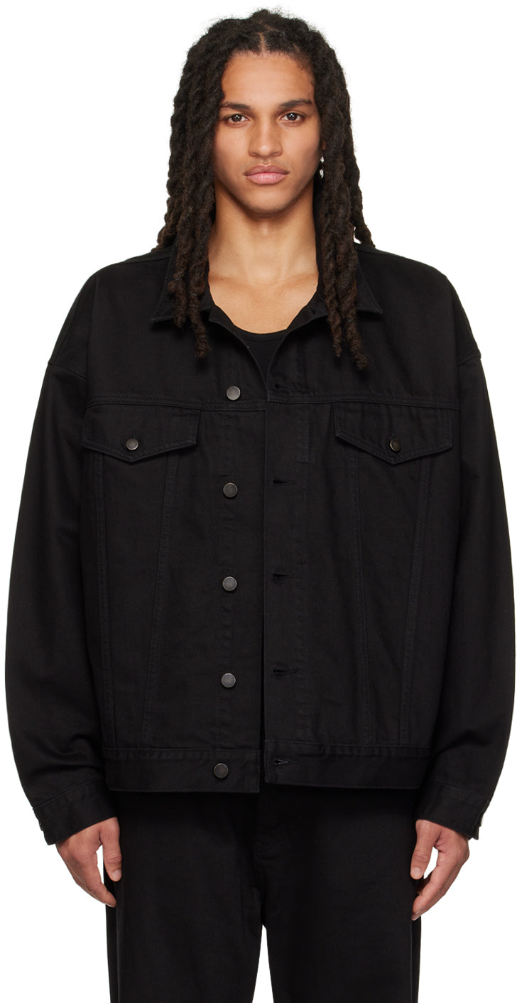DENIM JACKET BLACK CORE