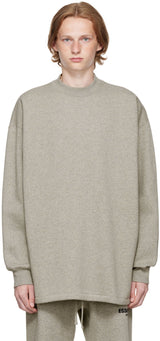 RELAXED CREWNECK Sweatshirt DARK OATMEAL