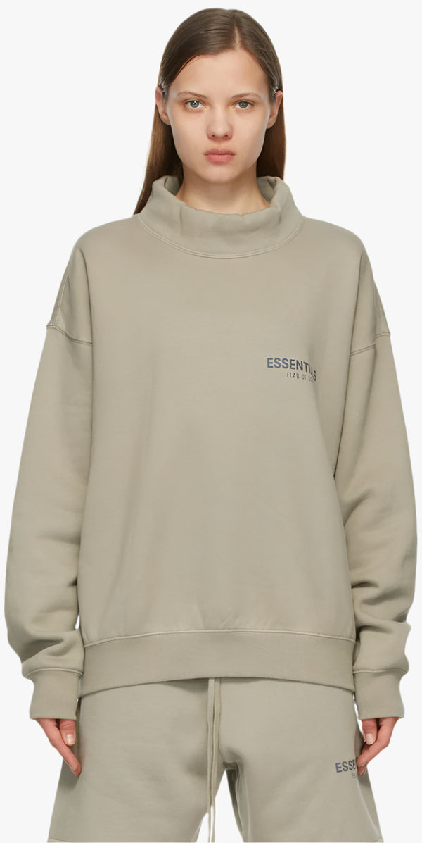ESSENTIALS PULLOVER MOCKNECK