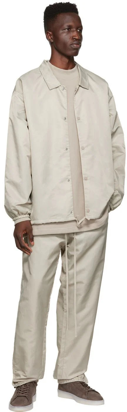NYLONE COACHES JACKET SMOKE