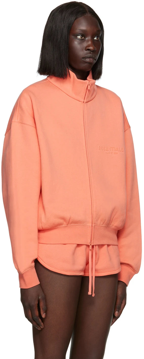 WOMENS FULL ZIP JACKET CORAL