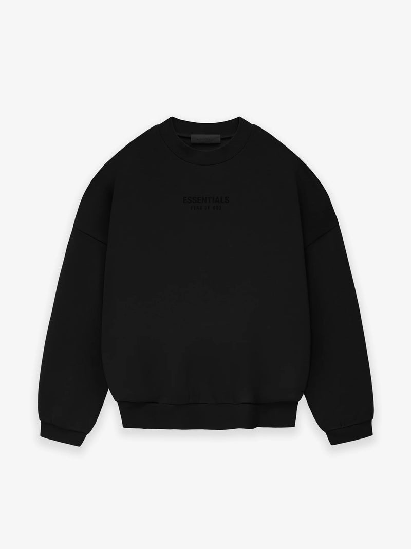 CREWNECK JET BLACK