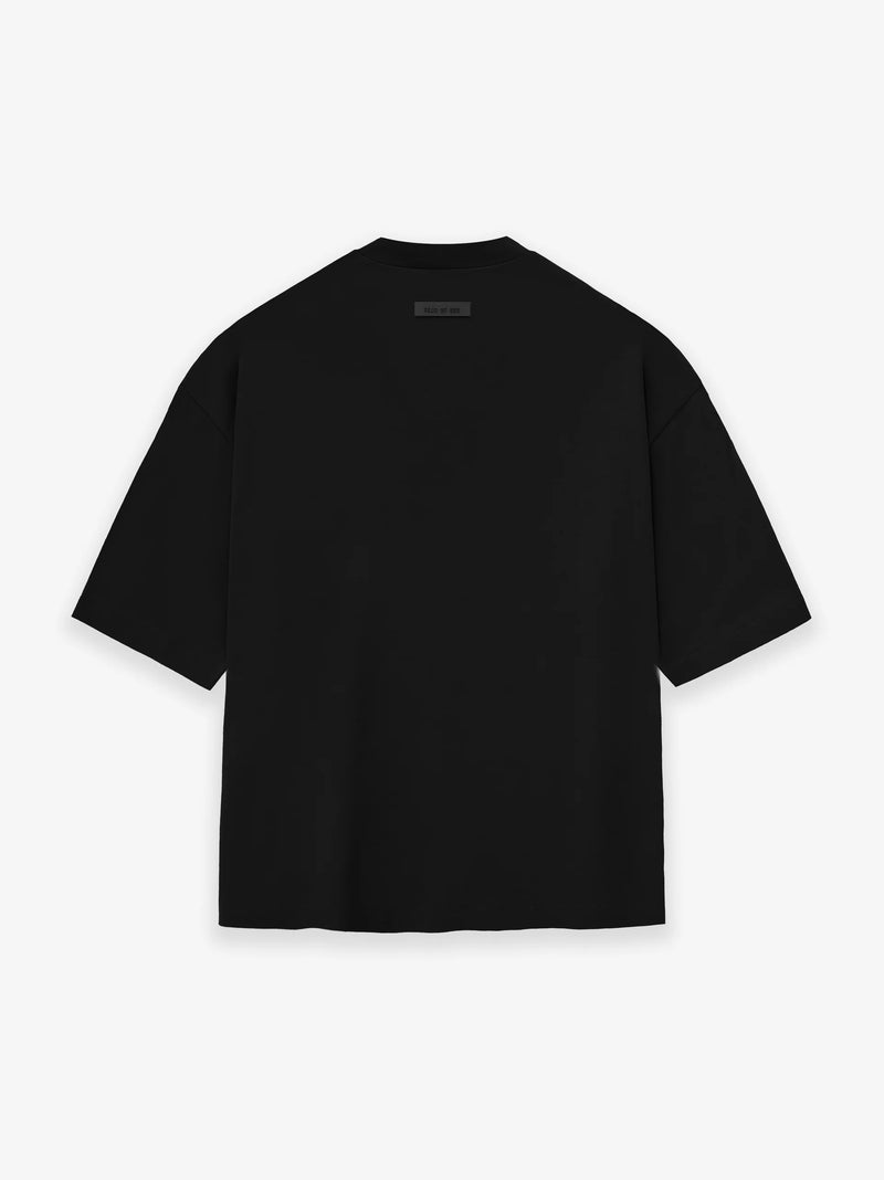 ESSENTIALS TEE JET BLACK