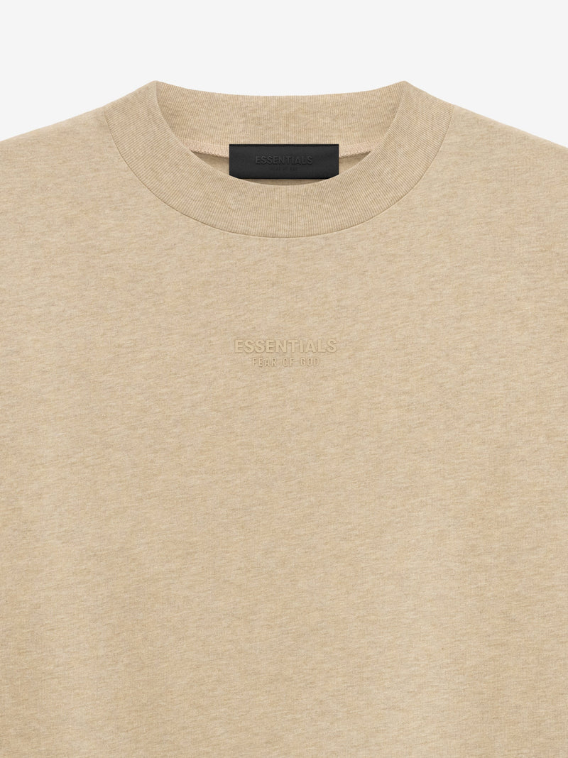 ESSENTIALS TEE GOLD HEATHER