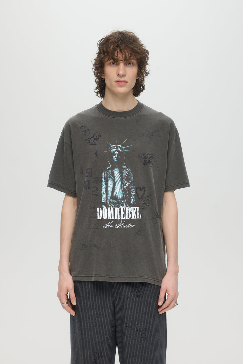 GOTHAM T-SHIRT - FADED BLACK
