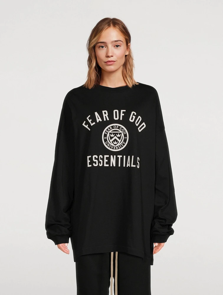 JERSEY LONG SLEEVE TEE - BLACK