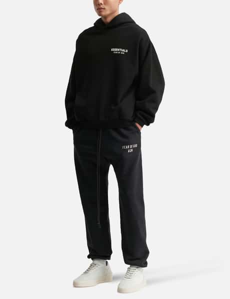 HEAVY FLEECE ESSENTIAL SWEATPANT BLACK