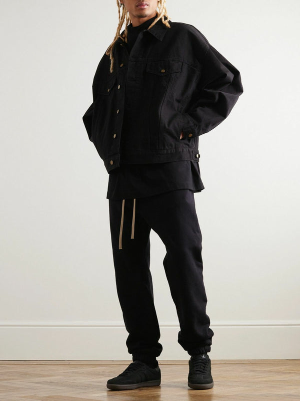 DENIM JACKET JET BLACK