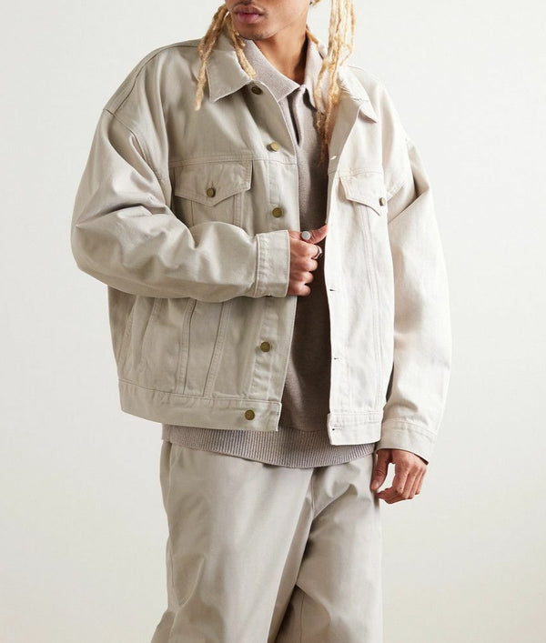 DENIM JACKET SILVER CLOUD