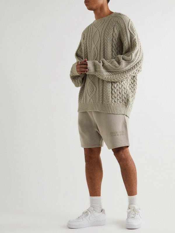 CABLE KNIT SMOKE
