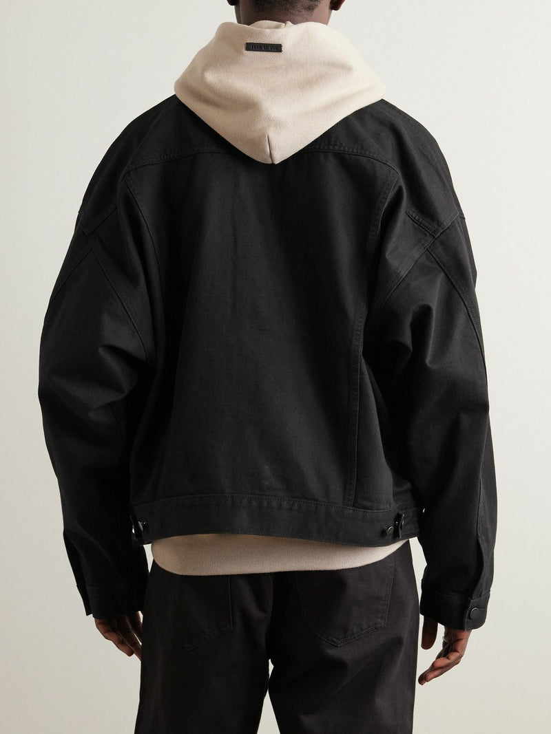 DENIM JACKET BLACK CORE