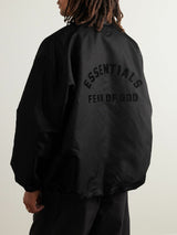 ESSENTIALS COACHES JACKET BLACK CORE