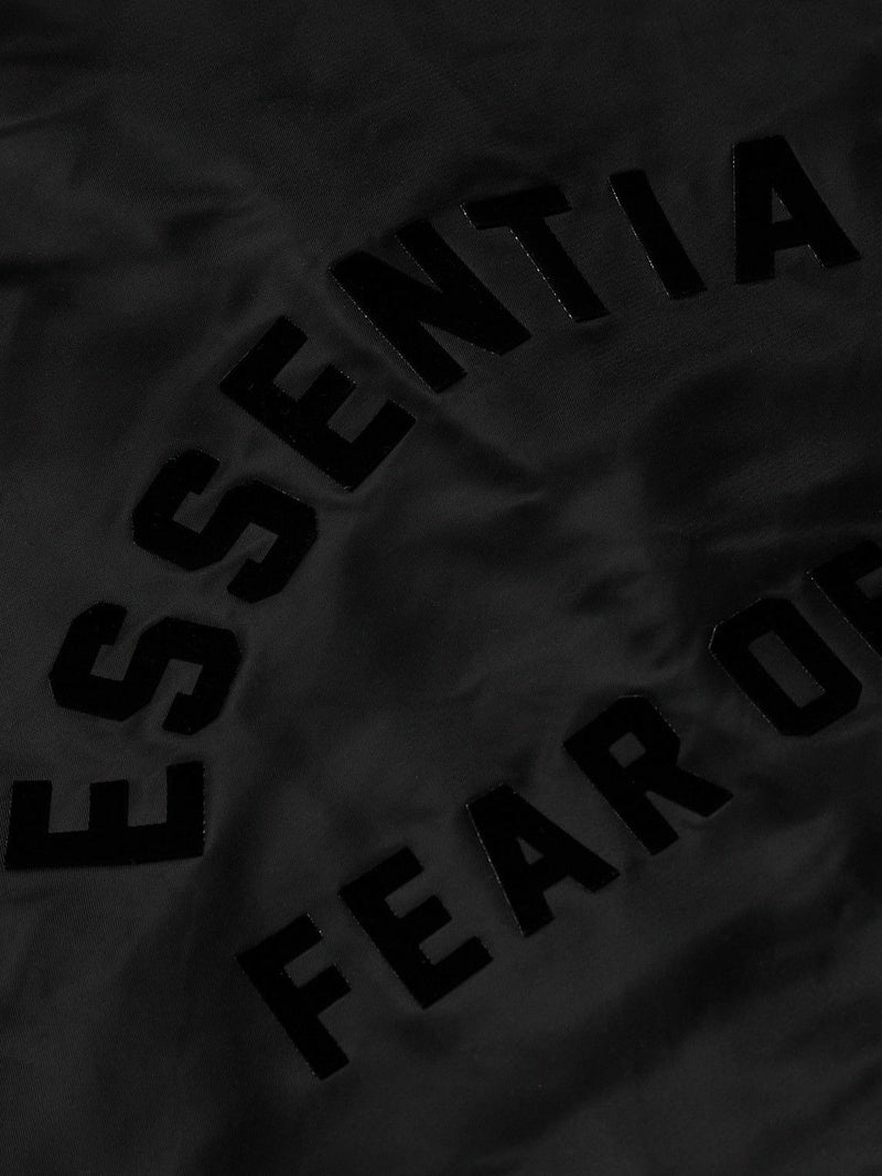 ESSENTIALS COACHES JACKET BLACK CORE