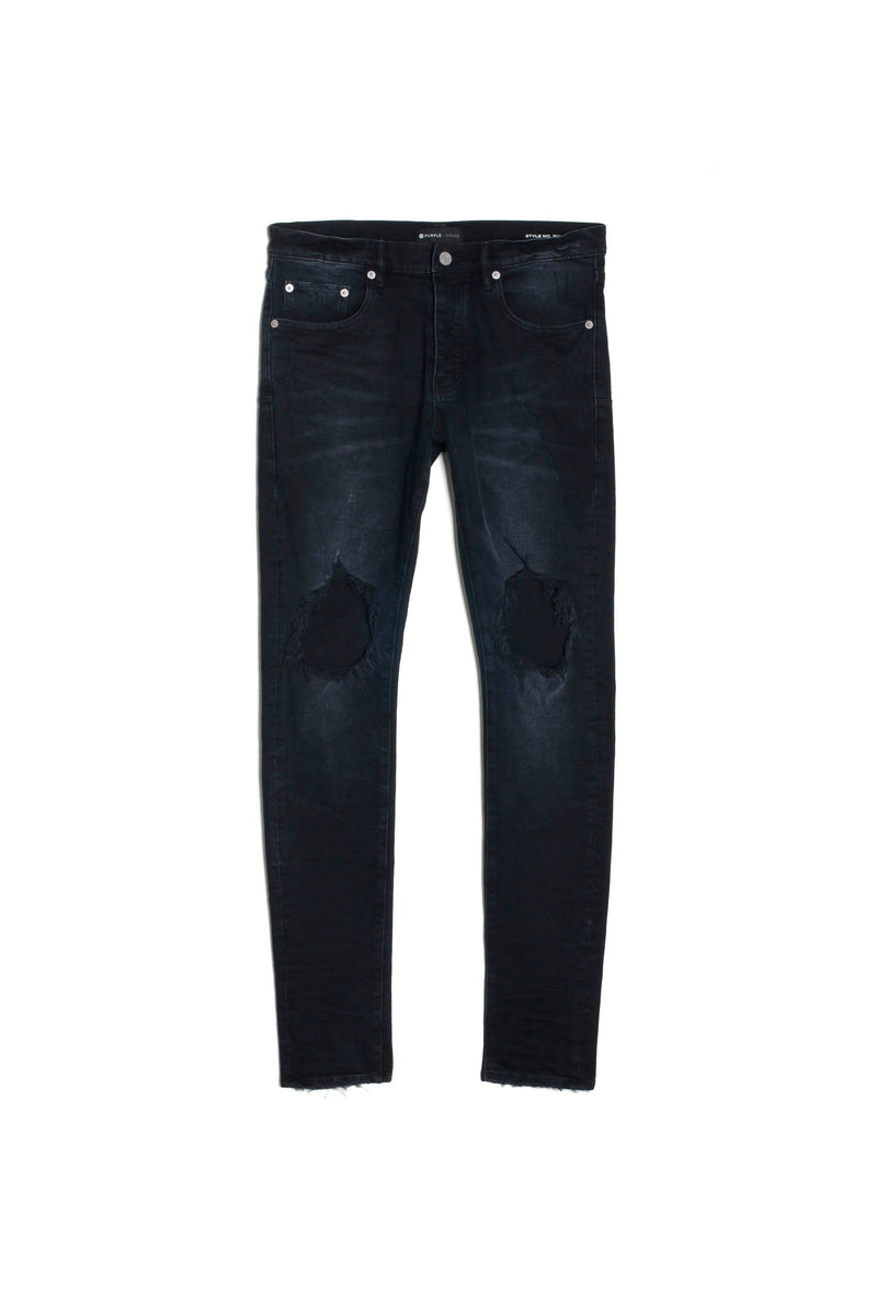 BLACK BIG KNEE BLOWOUTS BLACK WASH