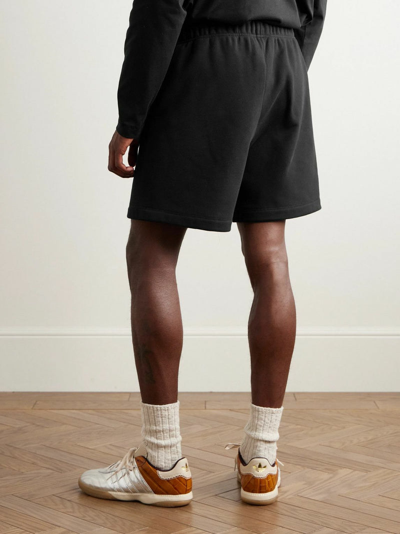 SOCCER FLEECE SHORTS JET BLACK