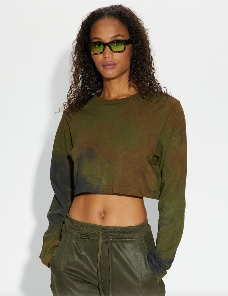 TOKYO CROP SHIRT MOSS