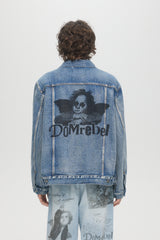 LIL REB JEAN JACKET MID BLUE