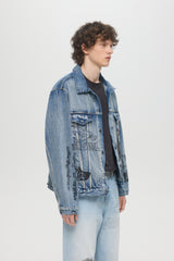LIL REB JEAN JACKET MID BLUE