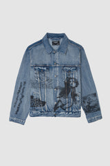 LIL REB JEAN JACKET MID BLUE