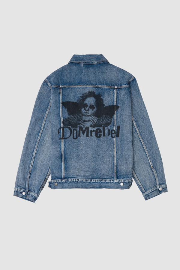 LIL REB JEAN JACKET MID BLUE