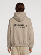 FLEECE HOODIE - HEATHER GRAY