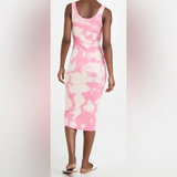 VERONA TANK DRESS-HOT PINK BLAST