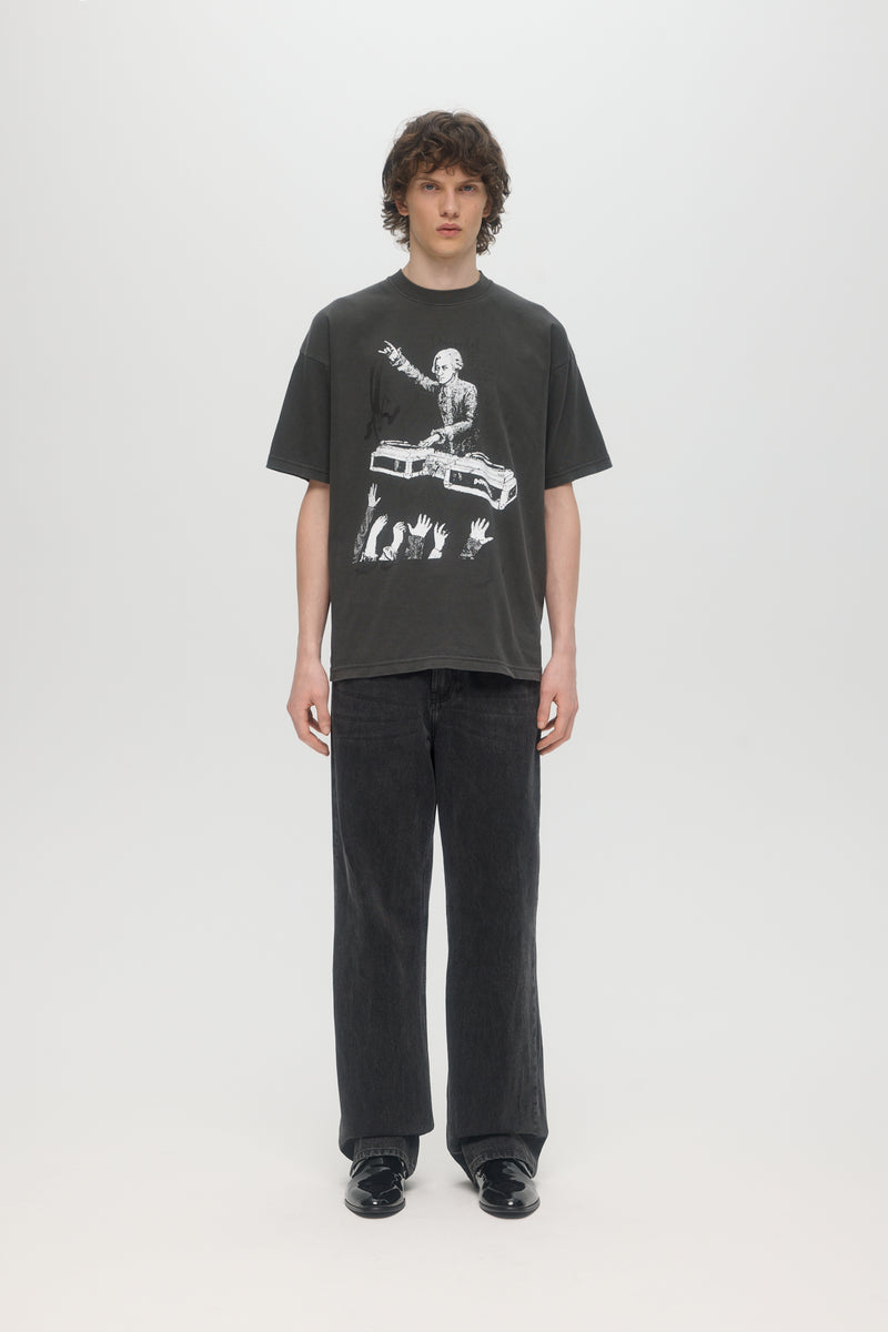 MOZART T-SHIRT - FADED BLACK