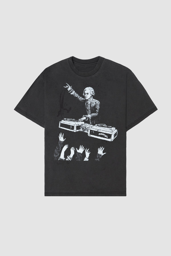 MOZART T-SHIRT - FADED BLACK