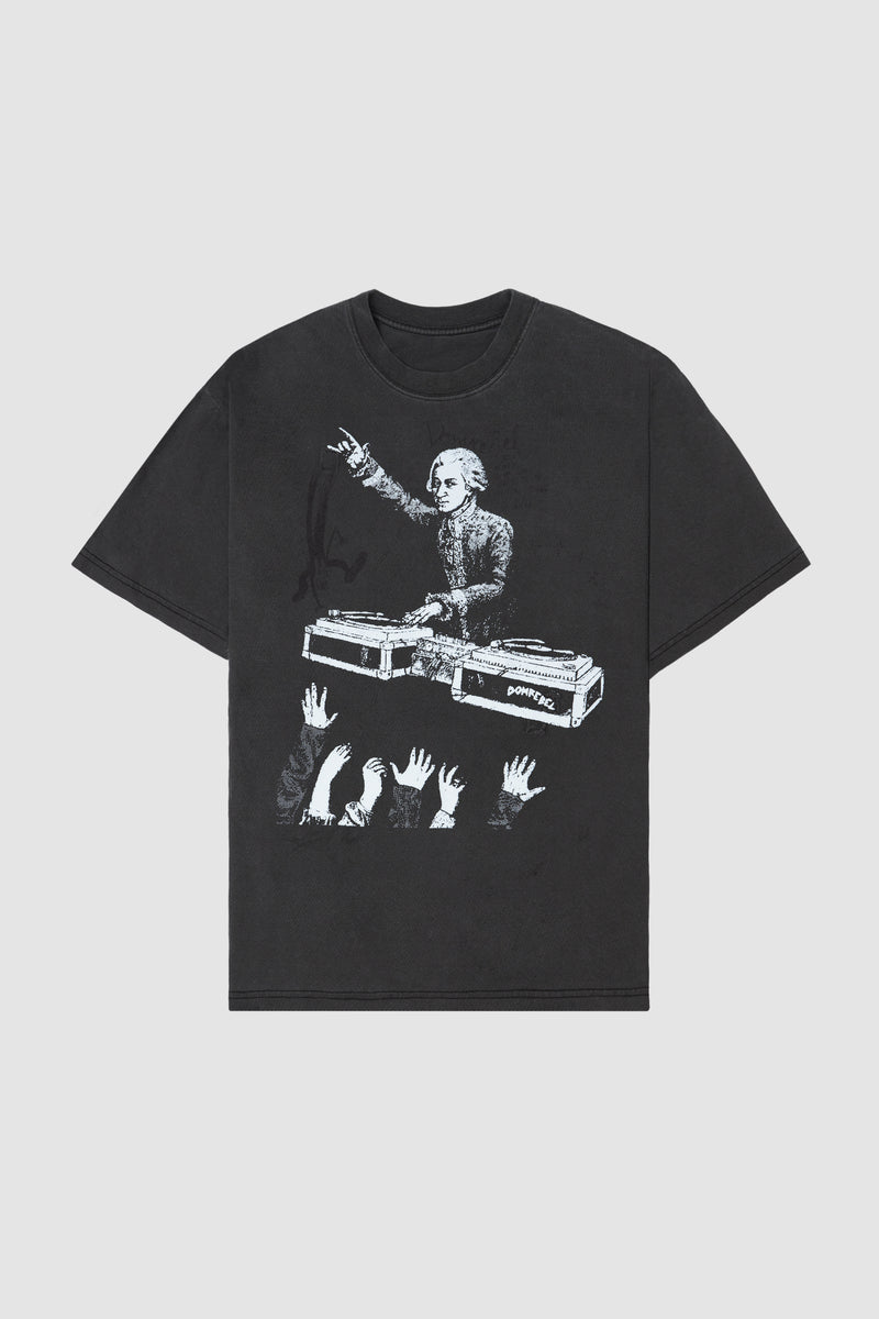 MOZART T-SHIRT - FADED BLACK