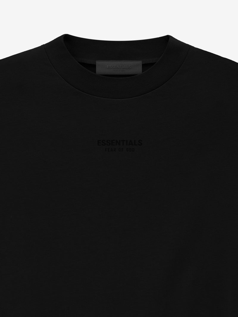 ESSENTIALS TEE JET BLACK
