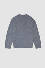OFFICE KNIT CREWNECK - GREY