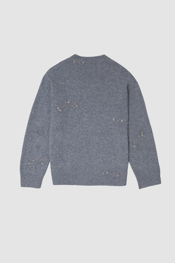 OFFICE KNIT CREWNECK - GREY