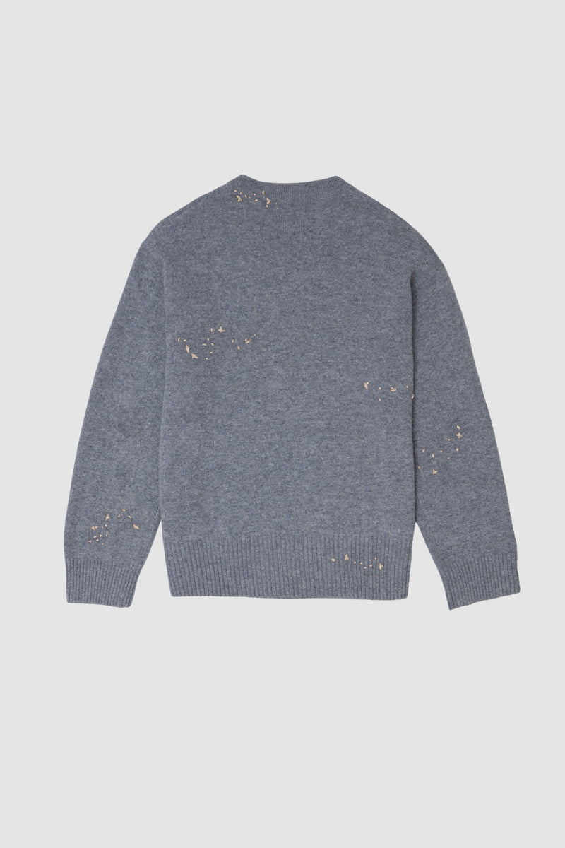 OFFICE KNIT CREWNECK - GREY