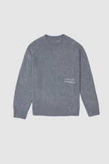 OFFICE KNIT CREWNECK - GREY