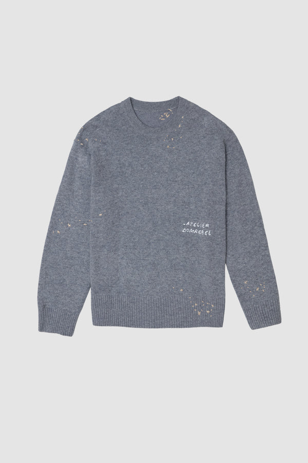 OFFICE KNIT CREWNECK - GREY