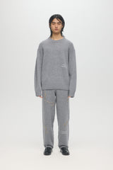 OFFICE KNIT CREWNECK - GREY