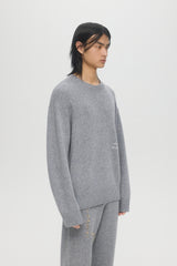 OFFICE KNIT CREWNECK - GREY
