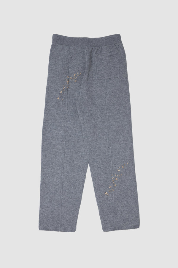 OFFICE KNIT TROUSERS - GREY