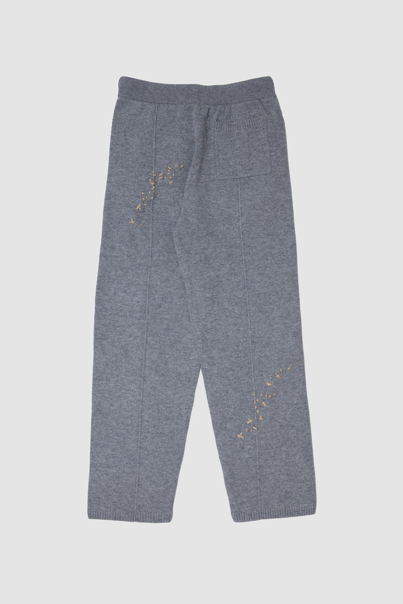 OFFICE KNIT TROUSERS - GREY