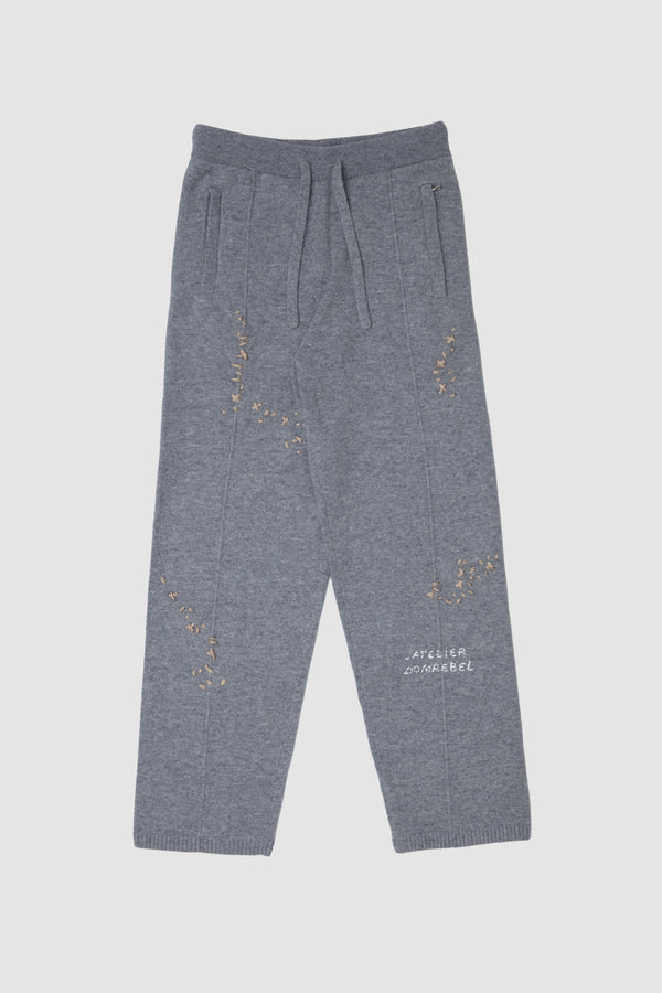 OFFICE KNIT TROUSERS - GREY
