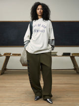 JERSEY CREWNECK TEE - SHELL